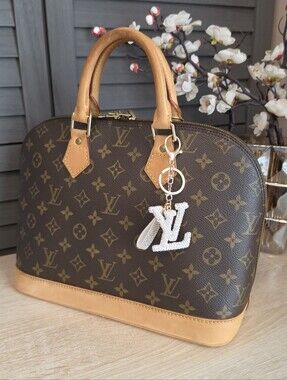 Crystal Keychain Bag Charm For Louis Vuitton Bags